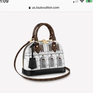 Louis Vuitton Alma BB Fornasetti Fall-Winter 2021